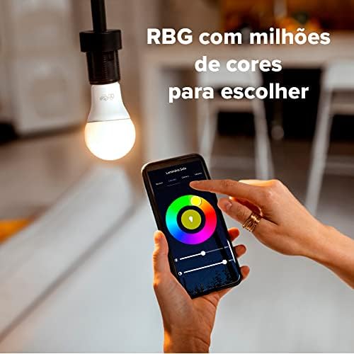 Lâmpada Inteligente RGB Wi-Fi Bivolt 10W Soquete E27 Compativel